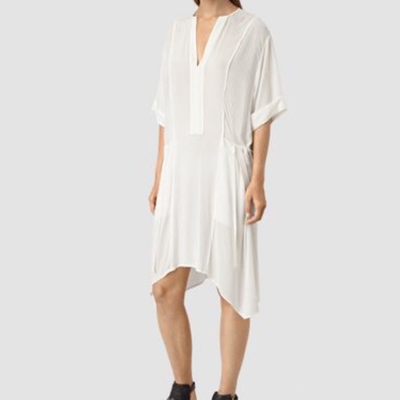 all saints white dress